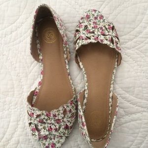 Girly Flower Flats